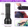 FOLKSMATE 2-Pack UV Flashlight Black Light, 51 LED 395nm Ultraviolet