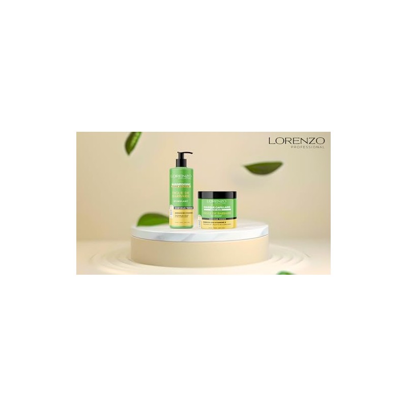 Lorenzo - Pflege-Paket - Kaktusfeigen-Shampoo und -Maske - 2x500 ml
