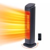Comfort Zone 30" Oscillating Tower Space Heater with Remote Control