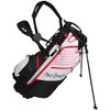 MacGregor Golf VIP 14 Divider Stand Carry Bag with Full Length Dividers, Black/White/Red