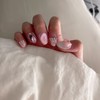 Shining Tweed Sealing Handmade Nail Tip - Short Nose Pin