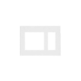 Panasonic Cosmo Series Wide 21 Outlet Plate for 3 Rows for 2 Connecting Holes + 3 White WTF8503W