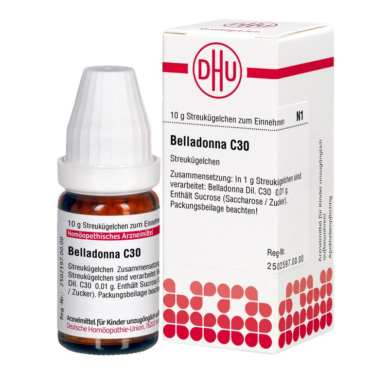 DHU Belladonna C30 Streukügelchen, 10 g Globules