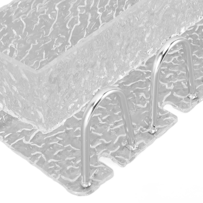 Water Ripple Toothbrush Holder Acrylic Punch Free Wall Mount Toothbrush