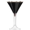 AIOS Plastic Martini Glass 2pc. Capacity 185ml. Pack of 20