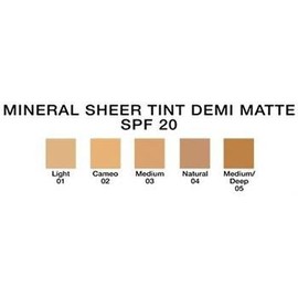 Jolie Mineral Sheer Tint Demi-Matte Tinted Moisturizer SPF 20 (Light)