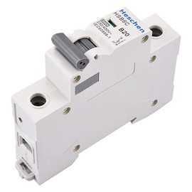 Heschen HSB6C 20 Amp Current 1 Pole Type B 6kA Breaking Capacity DIN Rail Mounted Circuit Breaker