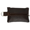 100% Genuine Leather Change Purse Brown #92801