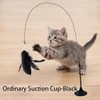 Interactive Cat Toy with Suction Cup Feather Wand – Hands-Free