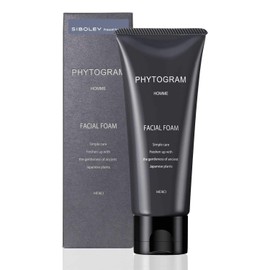 SIBOLEY Facial Foam Cleansing Men's 3.5 oz (100 g) (Men's Botanical Facial Cleansing Cream, Moisturizing Domestic Plants, Made in Japan, Phytogram)