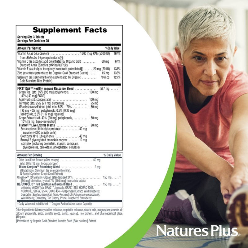 NaturesPlus AgeLoss First Day Healthy Immune Response - 90 Tablets