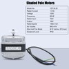 YZF18-25 Shaded Pole Motor, 120V 60HZ 18W 1.01A 1550 r/min,