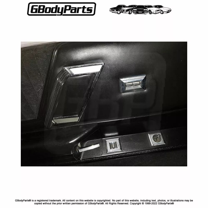 Gbodyparts 442 Cutlass Silver Door Panel Pull Strap Handle Cover