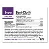 Germicidal Disposable Cloth Wipes, Large Wipes, 5"x8", 50 Individually Wrapped