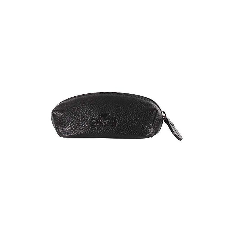 BRAUN BÜFFEL Prato Leather Key Case 9 cm, black