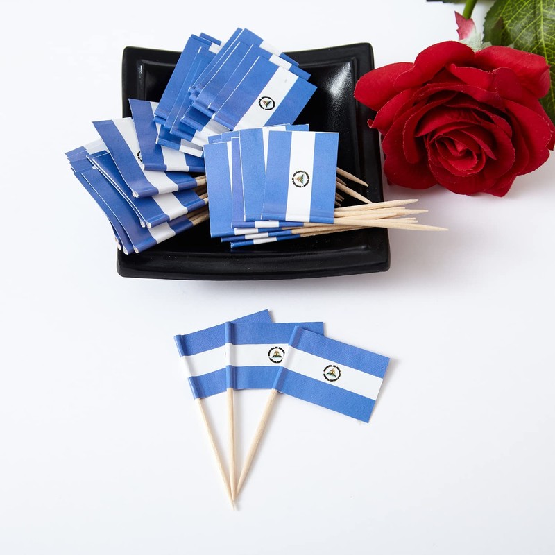 GentleGirl National toothpick flag (Nicaragua)