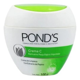 Pond’s Crema C limpiadora 100 ml con extracto de pepino, todo tipo de piel
