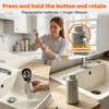 Heated Ice Cream Scoop, Rechargeable Removable Battery, 30s Heat to