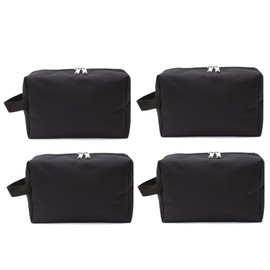 Augbunny 600D Portable Multi-Purpose Zipper Waterproof Travel Organizer Cosmetic Bag Make up Case Storage Bag Pouch 4-Pack