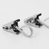 Yitaocity 50Pcs Stainless Sliver Metal Sprung Curtain Alligator Clips Hook