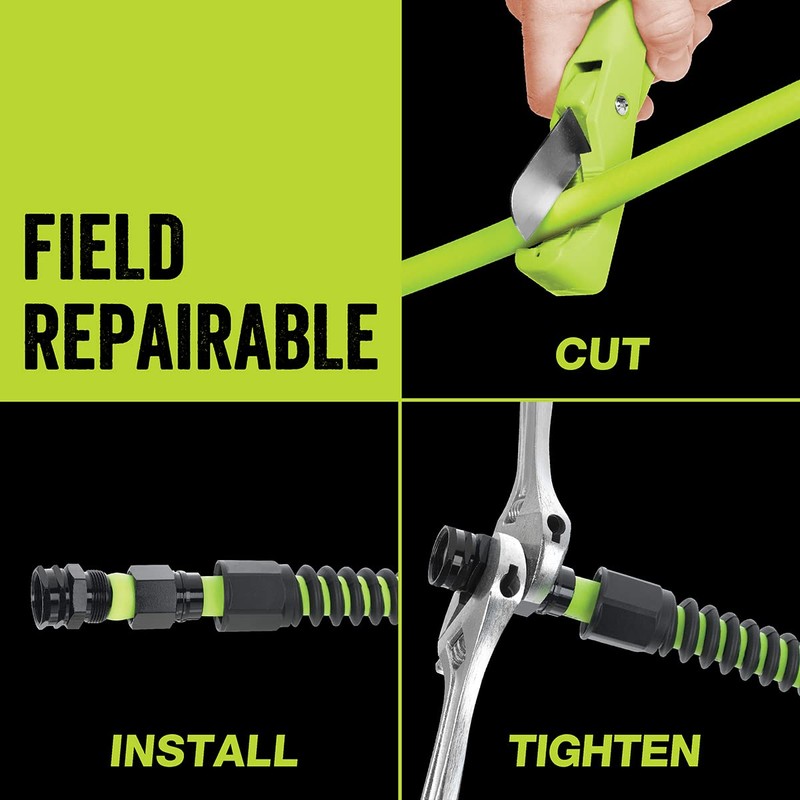 Flexzilla Pro Water Hose with Reusable Fittings, 5/8 in. x
