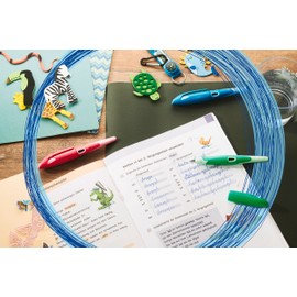 Ergonomic School Fountain Pen - STABILO EASYbirdy 3D Wildlife Special Edition - Cap - Pink