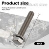 4PCS Ignition Coil Bolt Screws OEM W706175S43,Stainless Steel Automotive Replacement