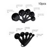 Measuring Cups,10 Piece Plastic Measuring Cups and Spoons Set,Plastic Measure