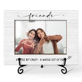 CIAEXRN Friends picture frame, Wooden Photo Frame 4x6, Friendship Gifts for Woman Bestie BFF, Tabletop Display Home Decorations -26