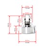 RhinoTuning 50 Pcs Set 0.3"/7.5mm Wheel Rim Rivets Nuts 7.5mm