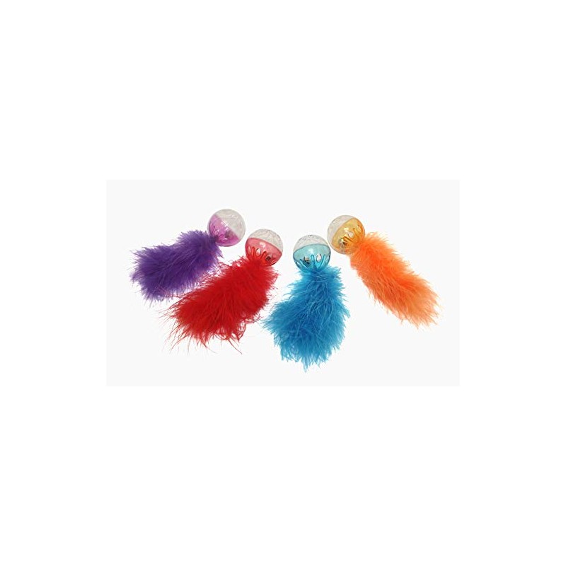 Lattice Ball with Feather - 2pack