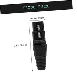 MERRYHAPY 3sets Replacements Female Male Microphone Connectors Solder Type Line Plug for Mic Speaker 6pcs*3