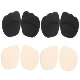 COLLBATH 4pairs Soft Sponge High Heel Inserts Forefoot Cushions for Women Lightweight and Breathable Half Foot Pads Comfortable Shoe Insoles for High Heels and Flats