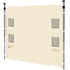 Outsunny Gazebo Side Panel, Canopy Sidewall Panel with 4 Mesh