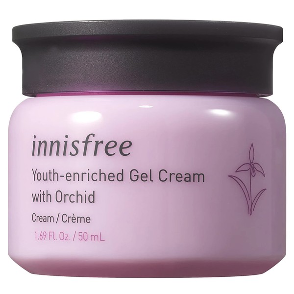 innisfree Orchid Youth Enriched Gel Cream Hyaluronic Acid Face Moisturizer, 1.69 Fl Oz (Pack of 1)