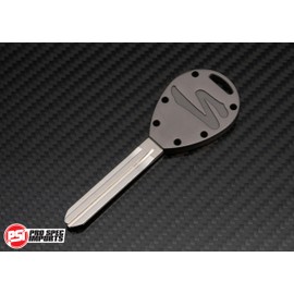 PRO SPEC IMPORTS - 'Frosted Titanium' Billet Titanium Key for Toyota A80 / MK4 Supra, Spare Key Blank, Keychain, OEM