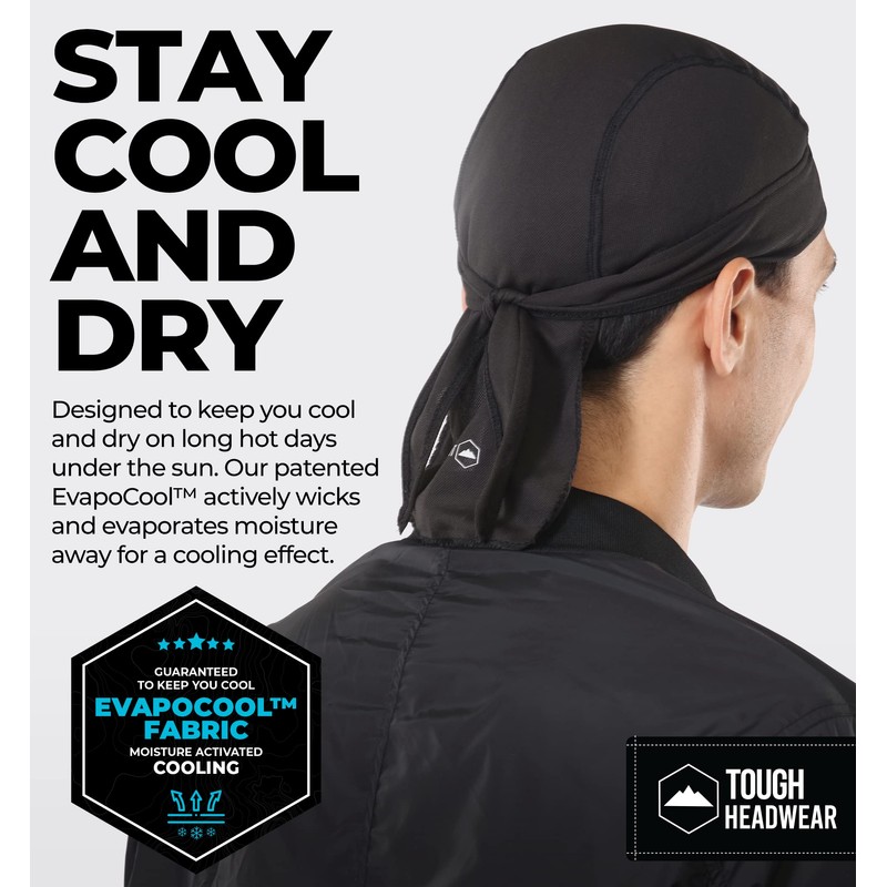 Cooling Helmet Liners - Do Rag Skull Caps for Men