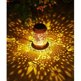 Yeomoo Cat Decorative Solar Lights for Outdoor Garden - Solar Fairy Lights Outdoor Solar Lights Garden Gift for Men Women Mum Birthday Waterproof Solar Lamp Hanging for Patio Balcony Decoration