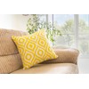 TreeWool (2 Pack Ogee Ikat Accent Cotton Canvas Cushion Covers