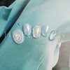 Herbeluemily Nail Tip, Short, Handmade, 3D Storage Case, 10 Pieces,
