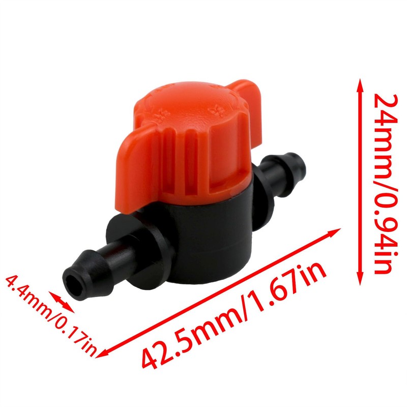 FINBe 1/4" Drip Irrigation Valve Drip Irrigation Cut-Off Switch Valve