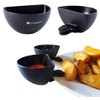 CYRAEON Dip Clips, Pack of 4 Dip Clips, Perfect for Fussy Eaters. Keeps Dips and Sauces Separate from Plate. Strong Dip Clips with a Container Dish for Any Sauces