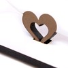 Dekolando 90 Years Decorative Heart Stand, 15 cm x 15