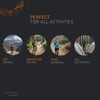 ECS Supplies Hydration Reservoir Bladder 2L, Leak Proof BPA Free