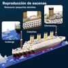 OCAR Modelo Titanic de Bloques Microset,Juego de Bloques de 1878