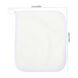 PACKOVE 4Pcs Exfoliating Wash Cloths for Body and Face Dual Sided Bath Towels Beige Dead Skin Removal for Personal Care and Gifting