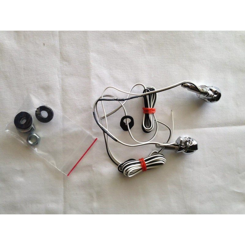 Pilot Automotive Chrome Skull Universal Windshield Washer Jet Spray Nozzle