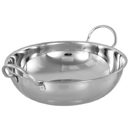 Buckingham Set of 6 Stainless Steel Balti Dishes 15 cm .. Indian Serving Dish.. Curry Night