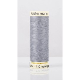 Gutermann Sew All Polyester Thread, Silver Grey 0040, 100 m