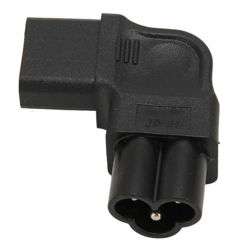 IEC320 C6 to C13 Power Adapter 90 Degree 2.5A‑10A 250V